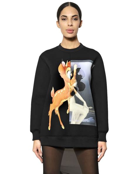 givenchy sweatshirt bambi print|givenchy sweatshirt sale.